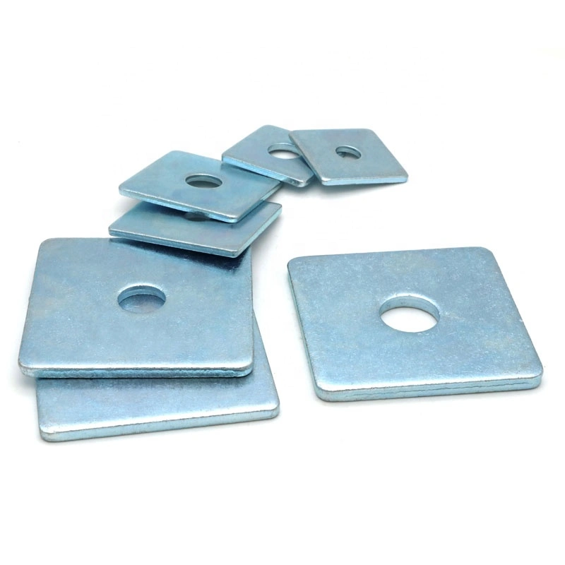 High Precision Threaded Titanium Flat Washer Square Plate Washer