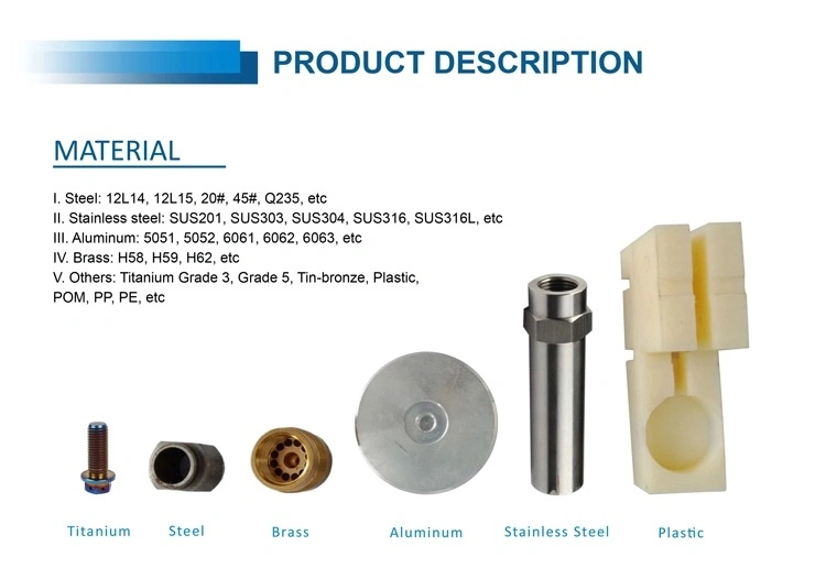 Chinese Providers Custom High Precision Titanium Alloy Parts CNC Automatic Lathe Machined Parts