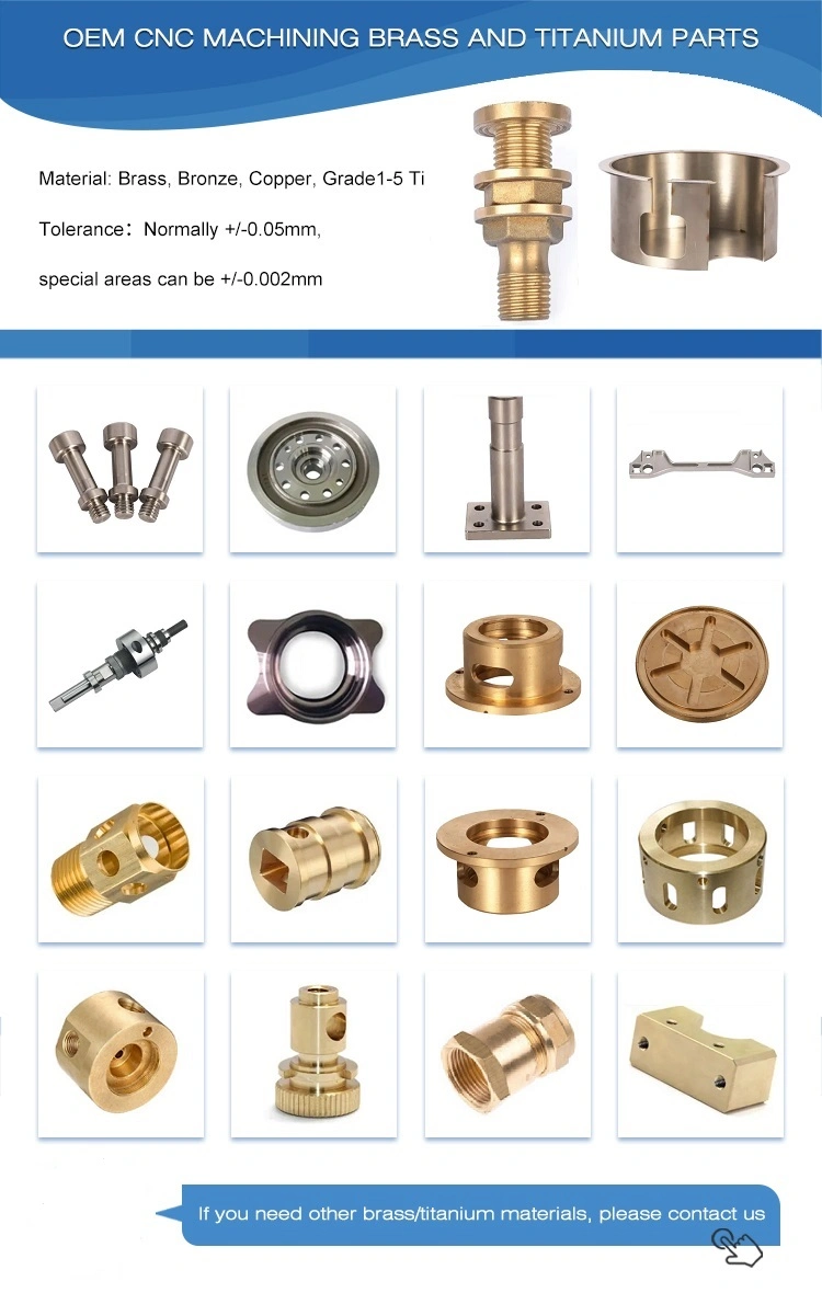 OEM Aluminum/Brass/Stainless Steel/Titanium/ABS/POM Production CNC Machinery Part for Automotive/Medical/Machine/Construction/Motorcycle/Bicycle/Electronic