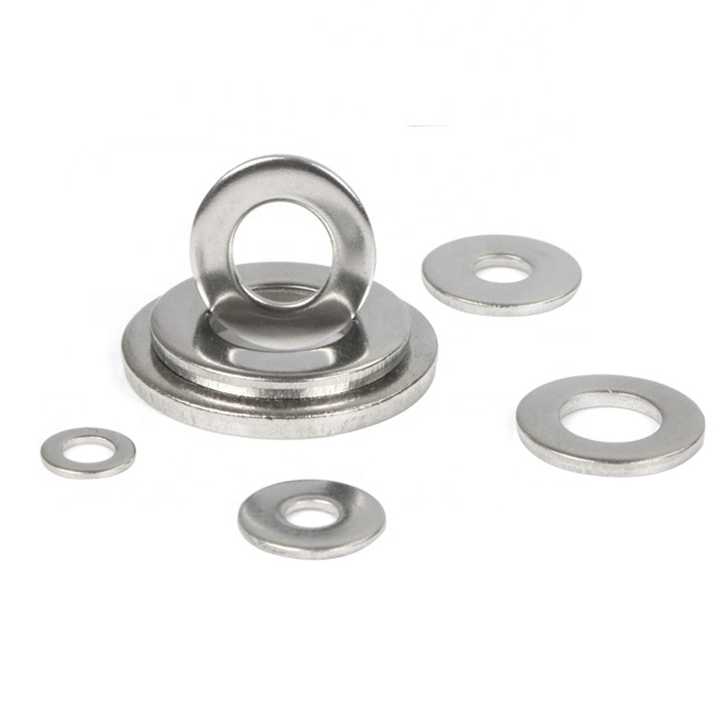 Corrosion Resistant DIN125A M8 Gr5 Ti-6al-4V Titanium Washer Flat Washer Plain Washer for Industry Flast Washer