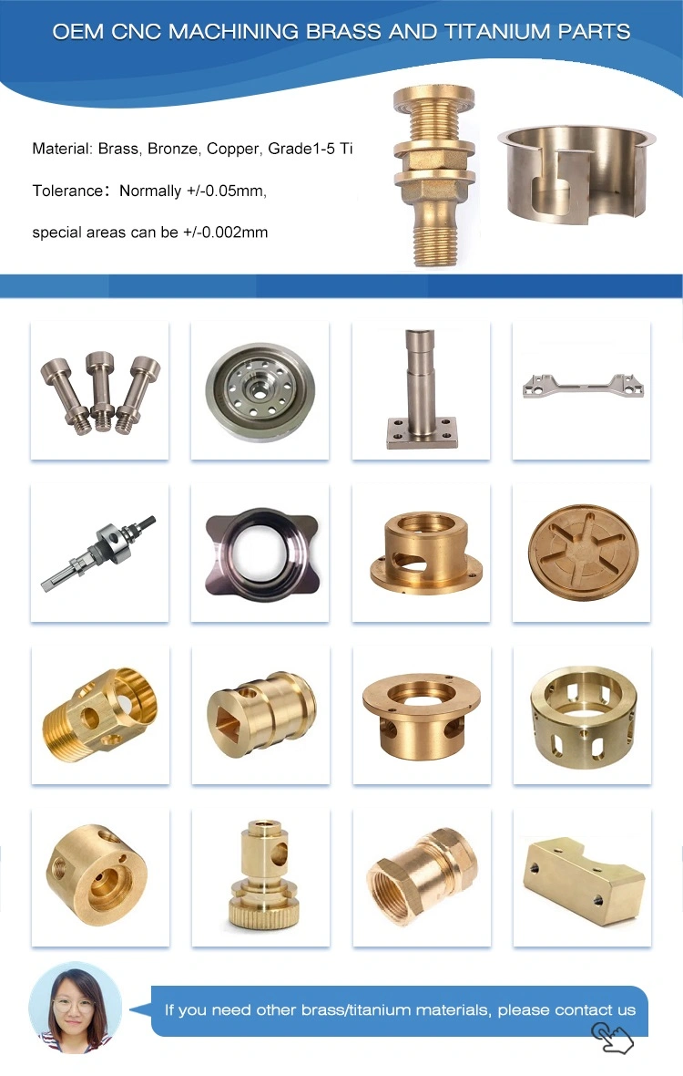 Customized Precision CNC Machining Aluminum/Stainless Steel/Brass/Copper/Iron/Titanium Alloy Spare Parts of Auto/Motorcycle/Bicycle/Motor