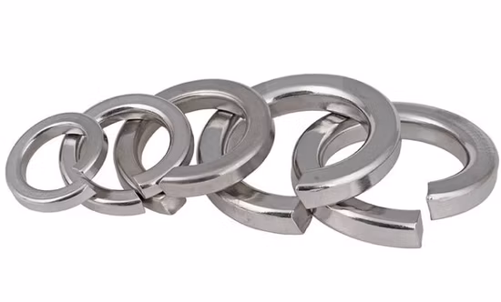 DIN127 M10 Spring Lock Washers in Stainless Steel and Titanium
