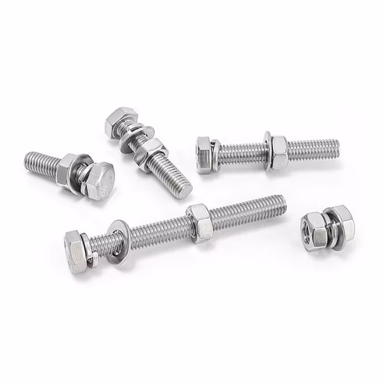 High Quality Titanium Gold Hex Flange Head Bolt for Motorcycle